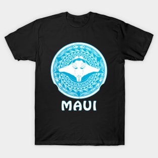 Manta Ray Shield of Maui T-Shirt